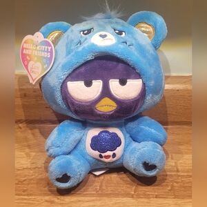 Sanrio Hello Kitty Care Bears Grumpy Bear Plush NWT